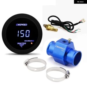 オートデジタル 2インチ 52MM 水温計センサー付きスモークレンズ水温計センサーアダプター付き - with 32mm