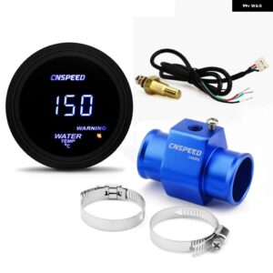 オートデジタル 2インチ 52MM 水温計センサー付きスモークレンズ水温計センサーアダプター付き - with 34mm
