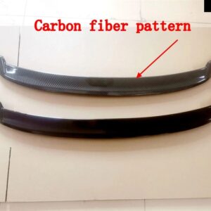 VW ゴルフ 6 GTI GTD GTE 2010-2013 スタンダード O スタイル ルーフ スポイラー ウイング リップ リア トランク スポイラー - Carbon fiber pattern
