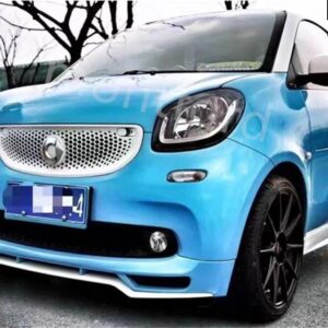 BENZ SMART FORTWO 2DOOR 453 未塗装 フロントバー周りのサイドスカートとリアバー スポイラー スマートバンパー 後付け - rear bumper 1pcs