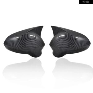 ミラーカバー ピアノブラック エクステリア シート IBIZA 2008-17 - Carbon Fiber