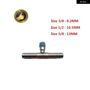 カーエアコンジョイント エアコンゴム管接続 アルミフィッティング アルミ直結接続 - 8.2 mm
