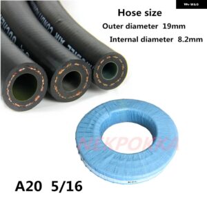 50メートル エアコン R134A ホース R134A R12 3/8 5/16 ホース 冷媒ホース 自動車冷媒パイプ 8MM A20 8MM - 25 meters