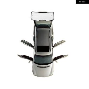 ウィンドウサンシェード MG ZS 2023 2022 2018 MGZS ZS11 ZX フロントガラス サンシェードウィンドウバイザー - Rear Windshield