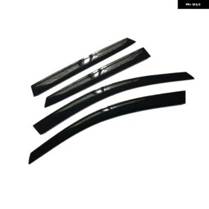 スズキ 4X サイドウィンドウバイザー VITARA LY エスクード 2016 2023 2017 2018 フロントガラス スモークレインガー - black