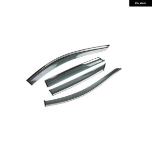 スズキ 4X サイドウィンドウバイザー VITARA LY エスクード 2016 2023 2017 2018 フロントガラス スモークレインガー - Transparent