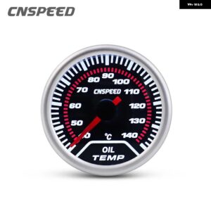 2インチ 52MM ターボブーストゲージバー PSI 水温ゲージセンサー油温オイルプレスメーター 電圧計タコメーター - Oil temp gauge