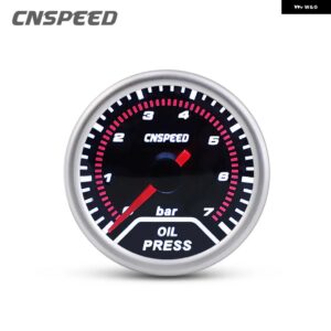 2インチ 52MM ターボブーストゲージバー PSI 水温ゲージセンサー油温オイルプレスメーター 電圧計タコメーター - Oil Press Bar