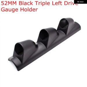 2インチ 52MM ターボブーストゲージバー PSI 水温ゲージセンサー油温オイルプレスメーター 電圧計タコメーター - Triple Left Hand
