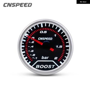 2インチ 52MM ターボブーストゲージバー PSI 水温ゲージセンサー油温オイルプレスメーター 電圧計タコメーター - Boost gauge bar