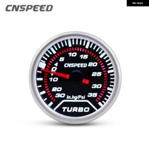 2インチ 52MM ターボブーストゲージバー PSI 水温ゲージセンサー油温オイルプレスメーター 電圧計タコメーター - Boost gauge psi