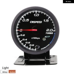 2.5インチ 60MM オートゲージ油圧水温油温電圧ターボブースト排気ガス温度ゲージカーメーター - Boost gauge 2bar