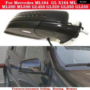 車外側バックミラー アセンブリ メルセデス ML164 GL W164 ML350 ML300 ML500 GL450 GL320 GL350 GL550 X164 - Primer left