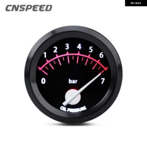 2インチ 52MM 12V レーシングカーターボブーストゲージ水温タコメーター RPM ゲージ油圧センサー付き電圧メーター ポインター LED - Oil press gauge bar