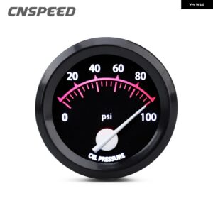 2インチ 52MM 12V レーシングカーターボブーストゲージ水温タコメーター RPM ゲージ油圧センサー付き電圧メーター ポインター LED - Oil press gauge psi