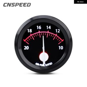 2インチ 52MM 12V レーシングカーターボブーストゲージ水温タコメーター RPM ゲージ油圧センサー付き電圧メーター ポインター LED - Air Fuel Ratio Meter