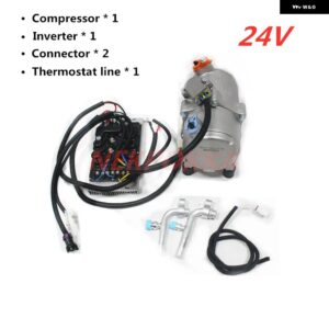 12V 24V 電動エアコン コンプレッサー 燃料消費の新エネルギー 電動 コンプレッサー - compressor 24V