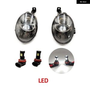 LED フォグランプ ハロゲンランプ VW ゴルフ 6 MK6 2009-2013 ジェッタ 6 キャディ 2K トゥーラン ティグアン 2011-2016 フォグランプ フォグライト - Pair LED lamp