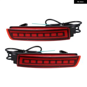 点滅 1セット LED リフレクターランプリア フォグランプ バンパー ライトブレーキライトインフィニティ FX35 FX37 FX50 2009-13 - Model B