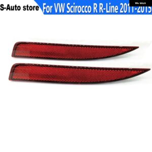 1K8945105B 自動リアバンパー リフレクト VW シロッコ R R-LINE 2011-2015 R ハザード灯 ストリップ カバー バー - Left