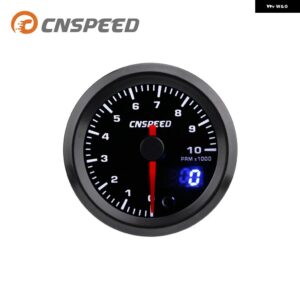 2インチ 52MM ターボブースト水温油温オイルプレスボルト空燃比排気ガス温度タコメーター カーゲージ 7 色 LED 付き - Tachometer Gauge