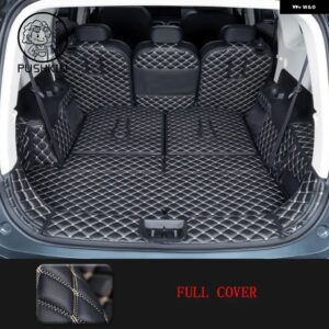 GEELLY OKAVANGO 2022 2023 2024 トランク マットレザーのカーゴライナーブーツカーペット インテリア カバー - full cover A