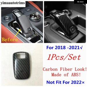 カーボン ダッシュボード フレーム/ギアノブハンドル/ステアリングホイール カバー トリムシトロエン C5 エアクロス 2018 - 2024 - Model F