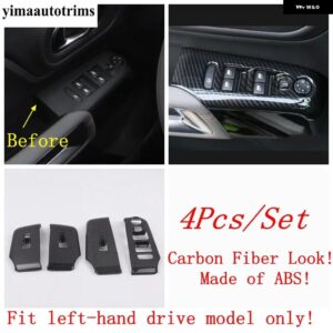 カーボン ダッシュボード フレーム/ギアノブハンドル/ステアリングホイール カバー トリムシトロエン C5 エアクロス 2018 - 2024 - Model G