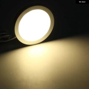 4/6/8/10/12X 12V LED インテリア スポットライトラウンドウォールランプ天井ダウンライトホテルの寝室ボート RV キャラバンキャンピングカー