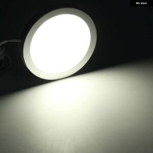 4/6/8/10/12X 12V LED インテリア スポットライトラウンドウォールランプ天井ダウンライトホテルの寝室ボート RV キャラバンキャンピングカー