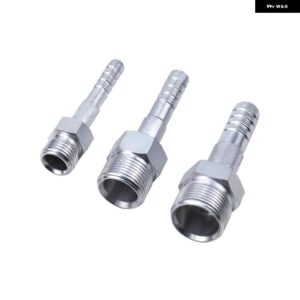 R134A #6 #8 #10 ストレート / 90 度オスインサート O リング有刺アイアン線継手 A/C 冷媒ホース - Straight