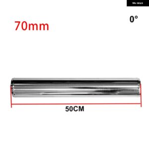 インタークーラーパイプ 2.75インチインチ /70MM /ストレート/90 度/45 度/180 度/厚さ 2MM /DIY アルミパイプ/エアインテークパイプ - 0 degrees