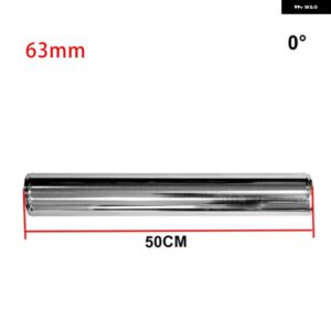 インタークーラーパイプ 2.5インチインチ /63MM /ストレート/90 度/45 度/180 度/厚さ 2MM /DIY アルミパイプ/エアインテークパイプ - 0 degrees