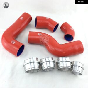 シリコンターボインタークーラーパイプホース キット VW ゴルフ MK5 MKV FSI 2.0T GT I - k8-73 red