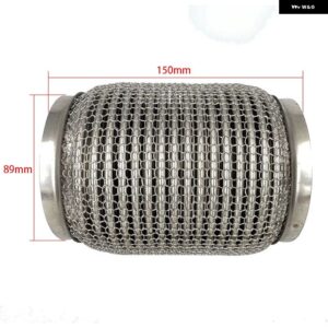 ステンレス SUS304 排気フレックスパイプチューブフレックスカプラーインターロック付きスーパーフレキシブル 63X100MM 76X100MM 76X200MM - 89X150MM