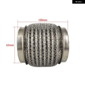 ステンレス SUS304 排気フレックスパイプチューブフレックスカプラーインターロック付きスーパーフレキシブル 63X100MM 76X100MM 76X200MM - 63X100mm