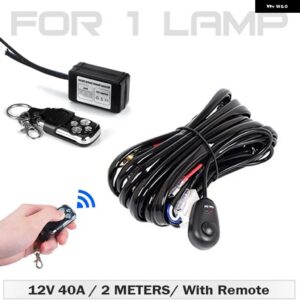 フォグライト 3 列 LED ライトバーオフロード LED バー 10 20インチ コンボ黄色 LED ワークライトバー LADA トラック SUV ATV 4X4 4WD 12V 24V - 1x Wire with Remote