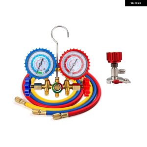 R134A R12 R22 R404A A/C マニホールドゲージセット ホース 付き /自動車用エアコン - Set 3