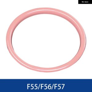 自動車内装 ステアリングホイール デコレーションカバー ステッカー ミニクーパー F55 F56 F57 カーデコレーション - Pink