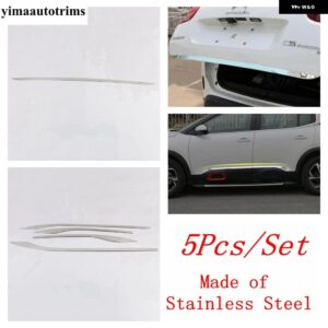 サイドボディ ストリップ /リア テールゲート ドア ストリップ 装飾 カバー トリムシトロエン C5 エアクロス 2018 - 2024 ステンレス - Model C