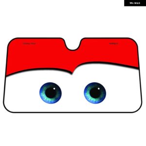 カーアイズ 加熱 フロントガラス サンシェード 窓 フロントガラス カバー サンシェード オートサンバイザー カーカバー 太陽光線 6色 - Red