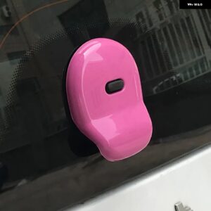 トランク ハンドルカバー 装飾 ステッカー ガラスハンドルシェル NEW スマートフォーツー 453 外装 - Rose Red