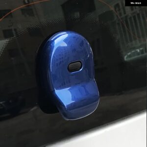 トランク ハンドルカバー 装飾 ステッカー ガラスハンドルシェル NEW スマートフォーツー 453 外装 - Dark blue