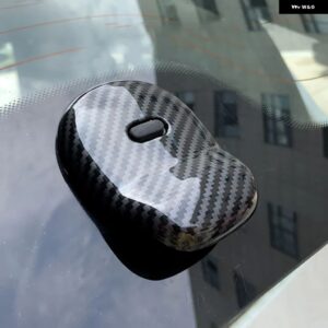 トランク ハンドルカバー 装飾 ステッカー ガラスハンドルシェル NEW スマートフォーツー 453 外装 - CARBON