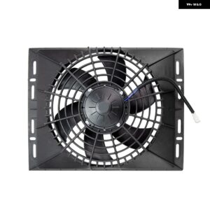 電動ラジエーター冷却ファン 120W 12V 24V カーエアコンコンデンサーファン A/C ホットロッドラジエーター クラシック マッスルカー トラックコンデンサー - 12V