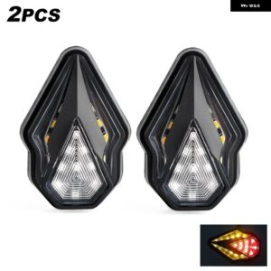 スズキ オートバイ フラッシュウィンカーライト バイク LED ランプダイヤモンドインジケーターフラッシャーウインカーアンバーライト ヤマハ 12 - 2 pieces