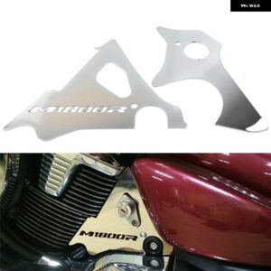 スズキ バイク CNC エンジン サイド カバー フレーム フィラー キーホール ブルバード M109R/イントルーダー M1800R / VZR - Chrome
