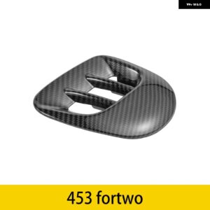 外装モデリング カーボン ABS プラスチック 装飾 メルセデス スマート 453 フォーツー バックミラー - exhaust vent