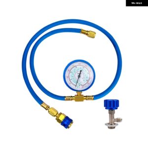 R134A R22 R410A R404A 冷媒充填ホース ゲージ再充填測定ツール付き - Set 4