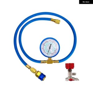 R134A R22 R410A R404A 冷媒充填ホース ゲージ再充填測定ツール付き - Set 3